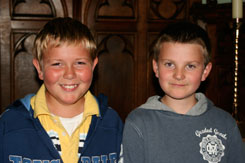 Connor Turnbull and Ethan Creamer